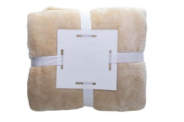 Flannel-Decke mit Personalisierbarer Karte – Kuschelig & Vielseitig