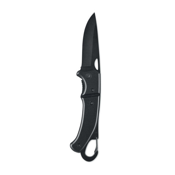 Kompaktes Klappmesser aus Aluminium mit Karabiner