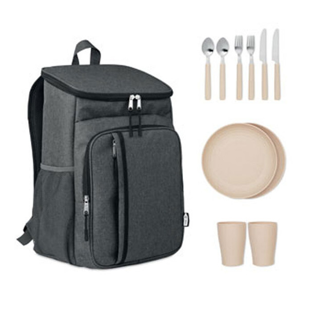 Picknickrucksack 600D RPET – Nachhaltiger Begleiter