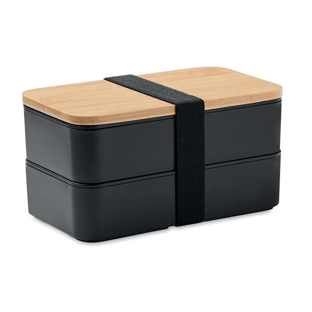 Lunchbox aus PP und Bambus – Nachhaltig Unterwegs