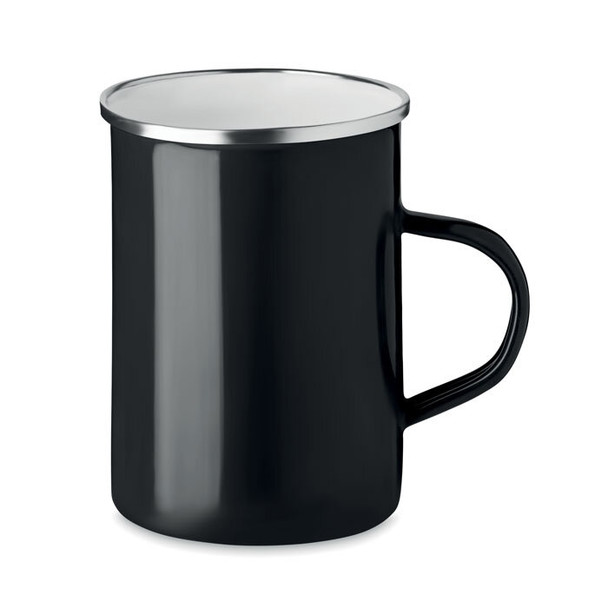 Vintage Kaffeebecher 550 ml – Emailliert & Retro