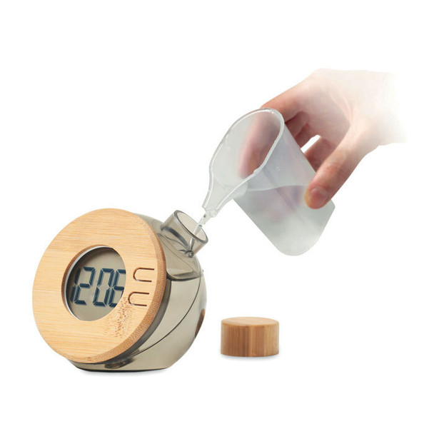 Wasserbetriebene LCD-Uhr MO6865: Nachhaltiges Design  