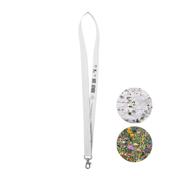 Lanyard mit Samenpapier - Nachhaltiges Werbegeschenk (MO6906)