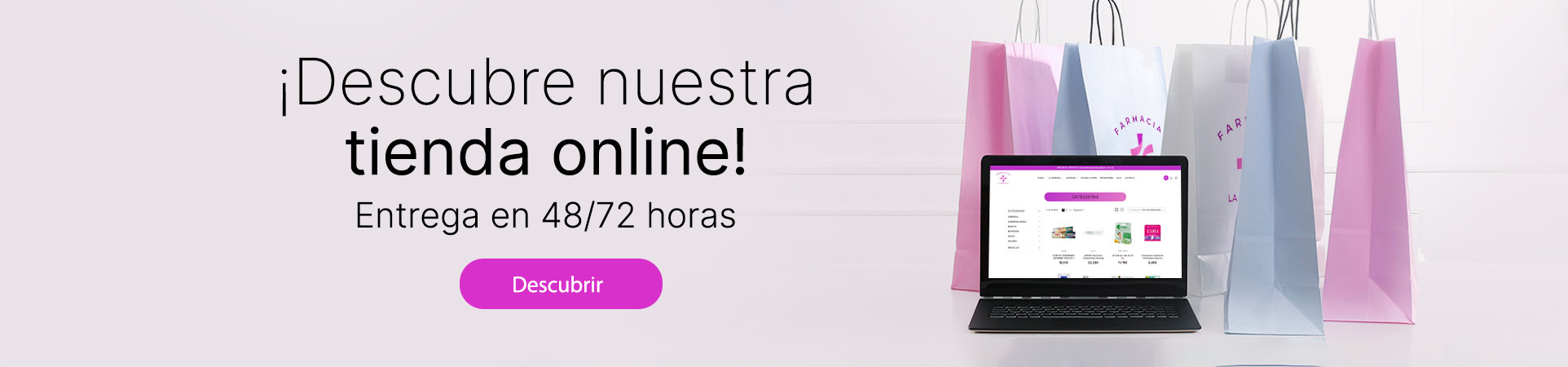Descubre nuestra tienda online, farmacia la peregrina