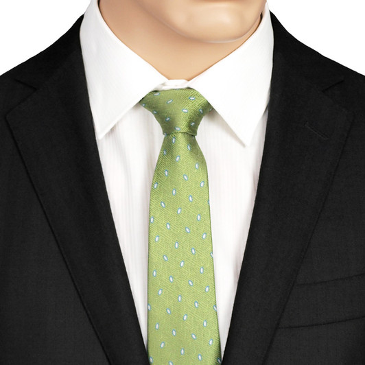 Green Skinny Tie