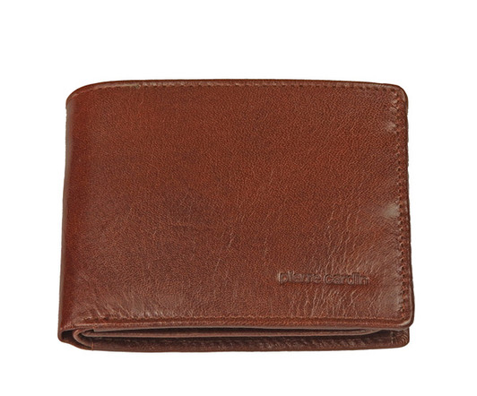 Leather Wallet Dark Brown