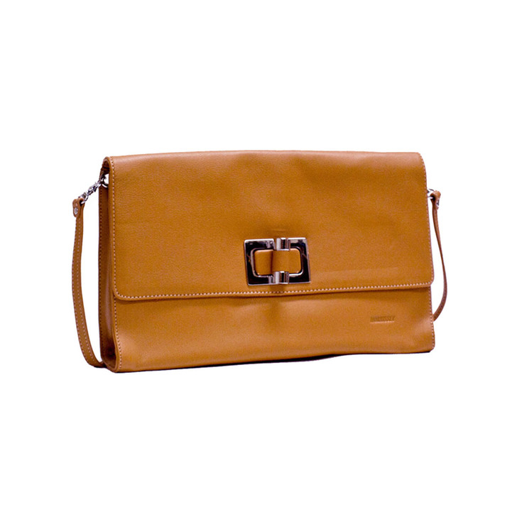 Honey Leather Shoulder Bag