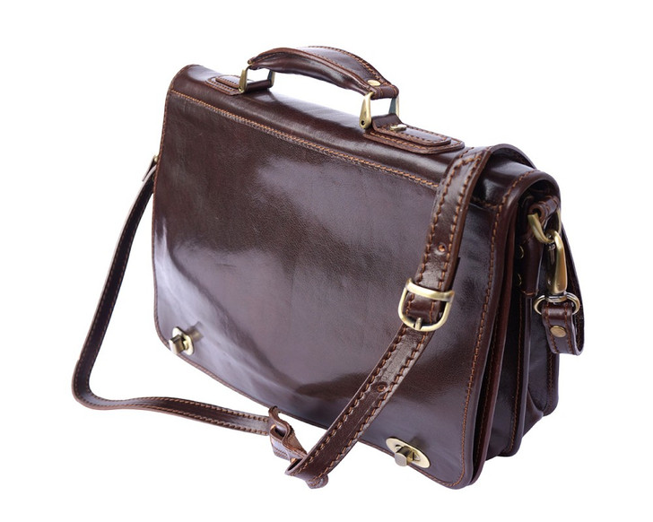 Italian leather briefcases