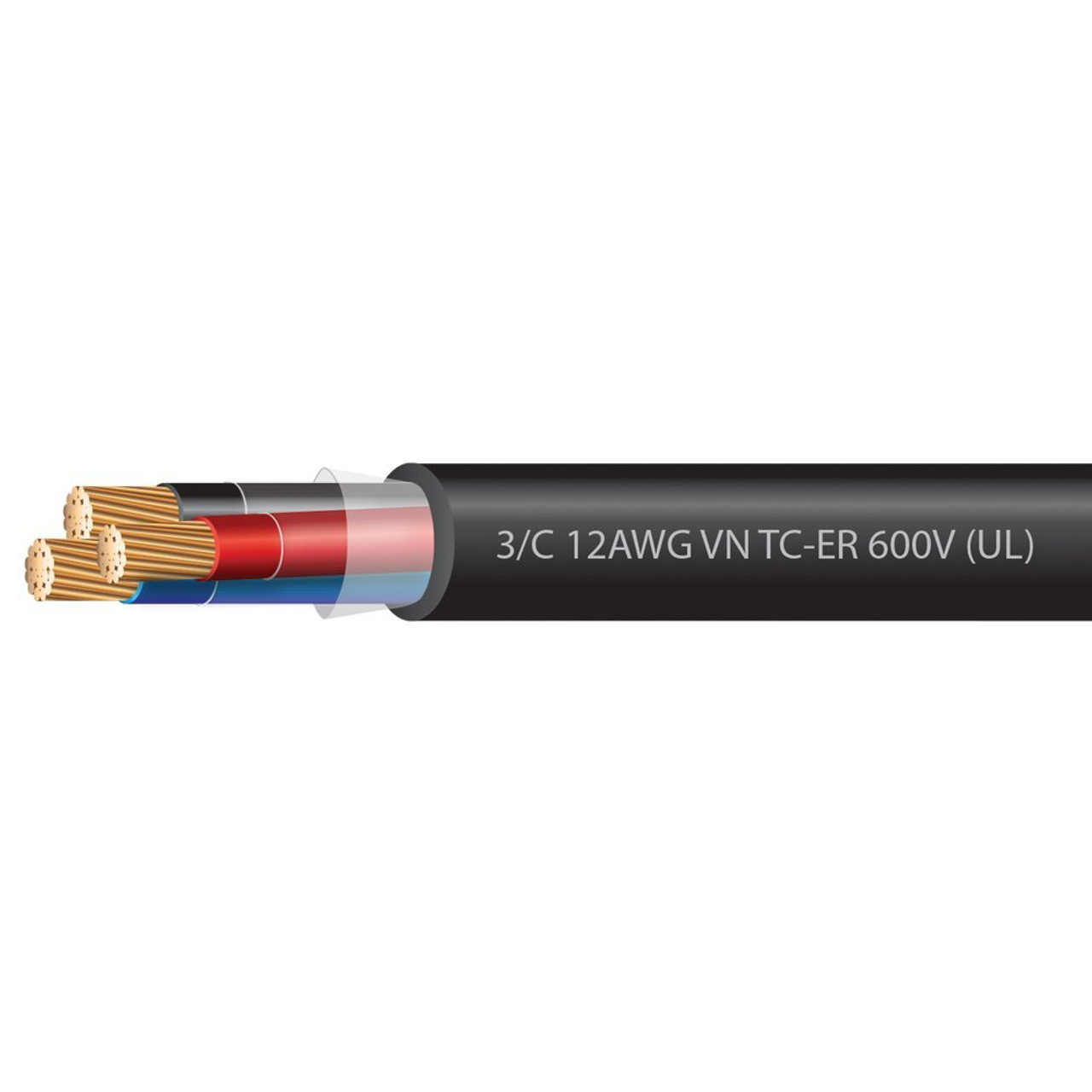 4 AWG 3 Conductor with Ground VNTC 600 Volts - Electrical Wire & Cable  Specialists