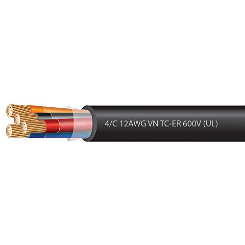 12 AWG 4 Conductor VNTC Tray Cable 600 Volts (UL)