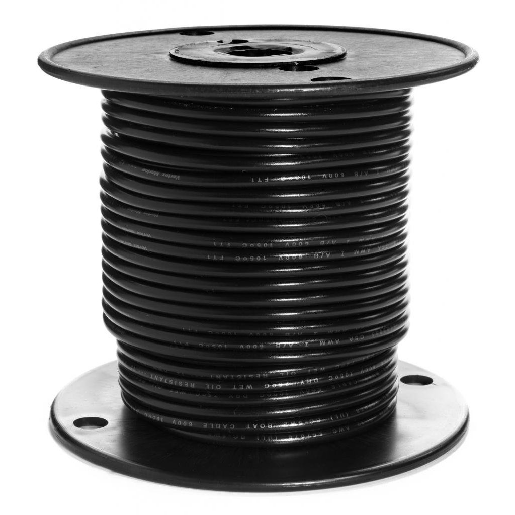 12 AWG UL Approved Marine Grade Primary Tinned Copper Boat Wire Rated 600 Volts