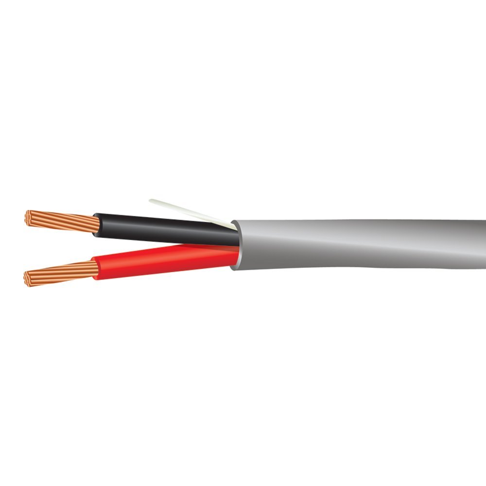 18 Awg 2 C Str Cmp Plenum Rated Non Shielded Sound Security Cable 1000 Feet Electrical Wire Cable Specialists