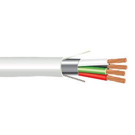 ケーブル・シールド pcocc 4-CONDUCTORS CABLE 22 AWG 4/C STR CMP Plenum Rated Shielded Sound & Security Cable