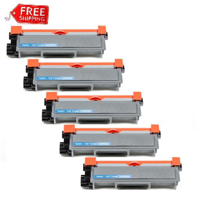 Brother TN660 (5-Pack) Compatible Toner Cartridge 2,600 Pages Each High Yield for HL-L2360DW Printer