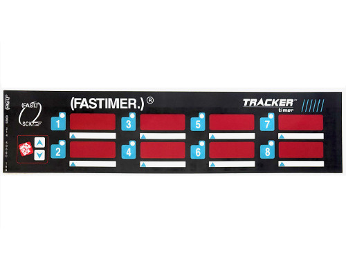 OVERLAY for Fastimer Tracker 8 Channel Timer (231-60109-13)