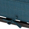 25.5 x 25.5 in. Level Atlantis Sunbrella Self-Welt Estate Club Ottoman Cushion