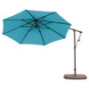 Treasure Garden 10 ft. Aqua Aluminum Cantilever Umbrella (AG19)