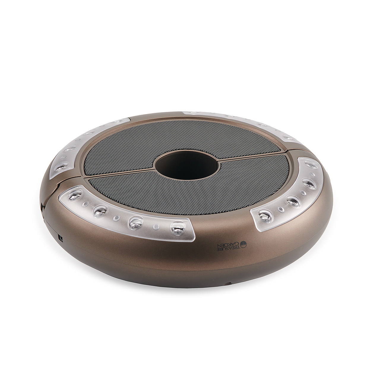 Luna Bronze Recharge Umbrella Clamp-on Light with Bluetooth Speaker