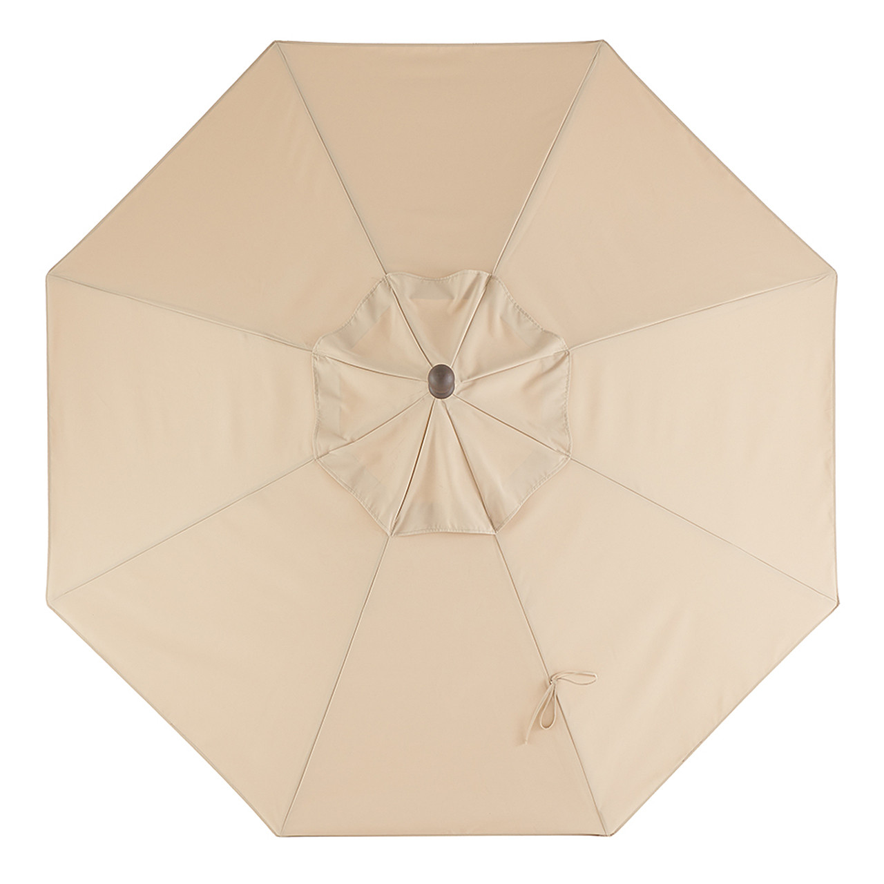 Treasure Garden 9 ft. Khaki Canopy and Bronze Aluminum Market Umbrella (UM910)
