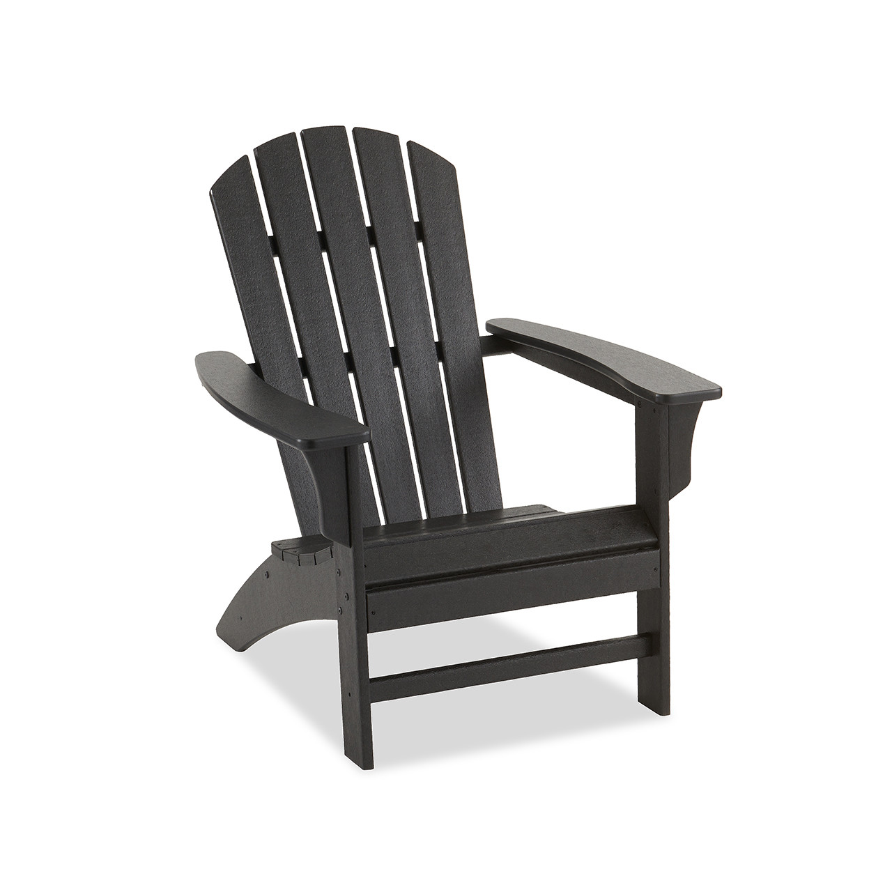 Surfside Black Polymer Adirondack Chair