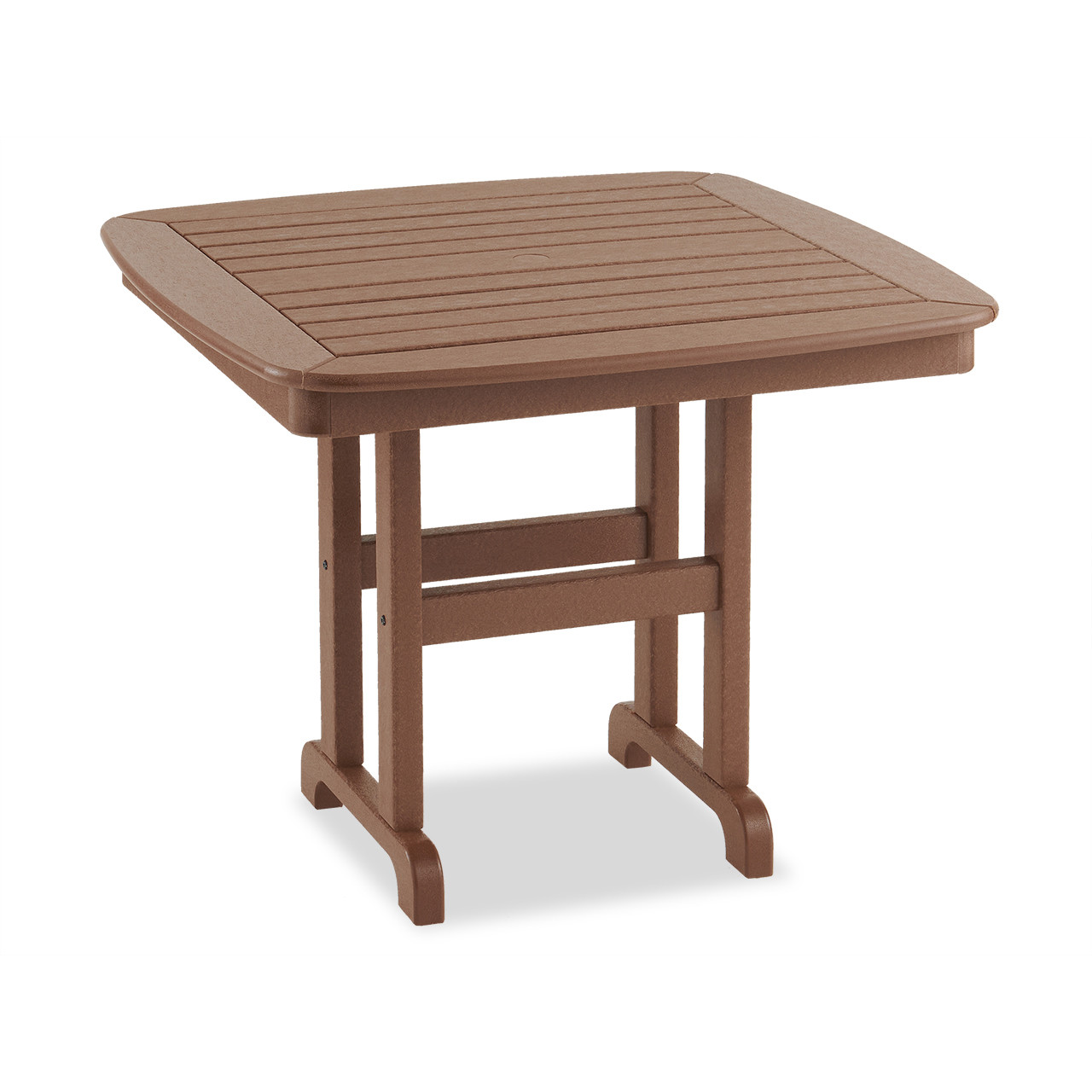 Surfside Teak Polymer 37 in. Sq. Dining Table