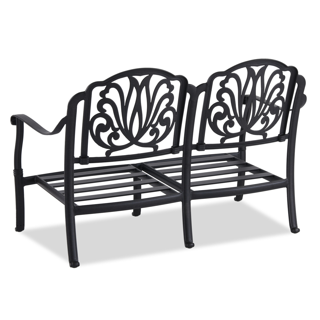 Cadiz Aged Bronze Cast Aluminum Loveseat