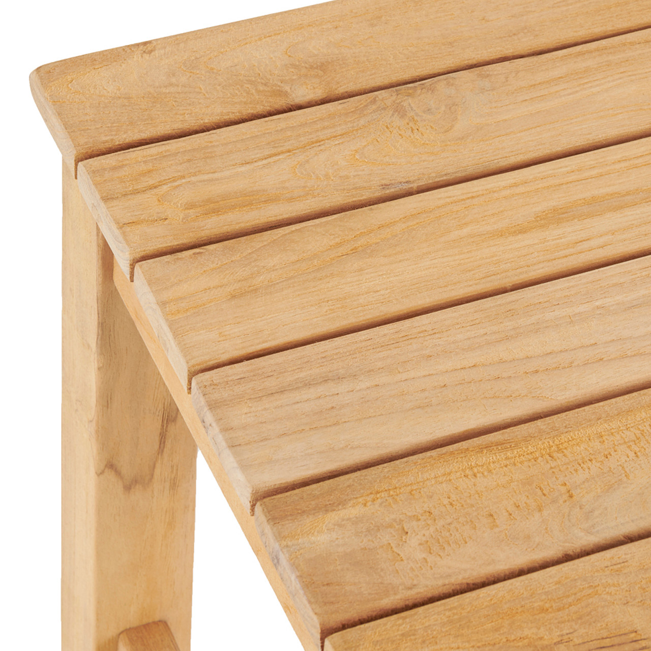 Mandalay Natural Stain Reclaimed Teak 60 x 15 in. Backless Bench