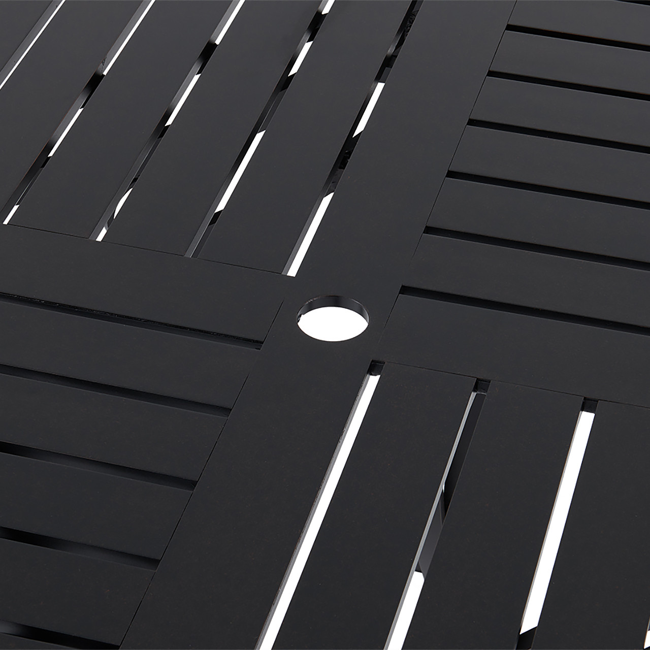 Eclipse Autumn Rust Aluminum and Pashmina Cloud Cushion 5 Pc. Swivel Dining Set and 54 in. D Table