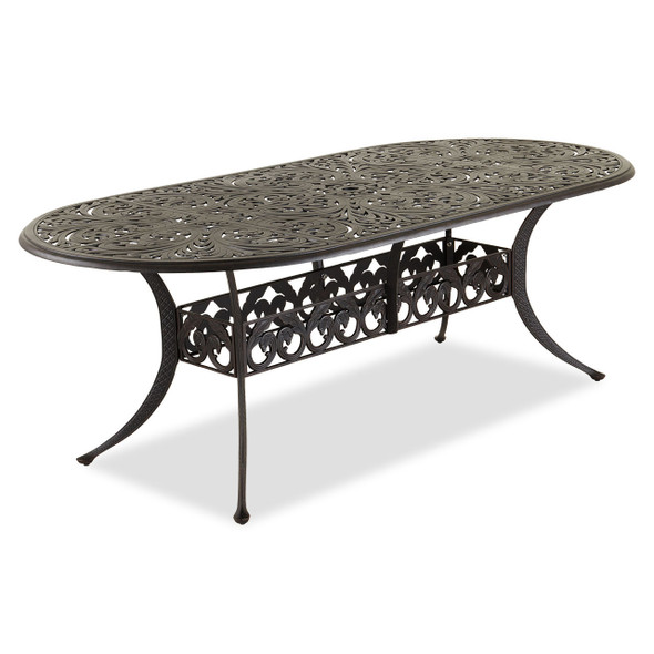 St. James Desert Bronze Cast Aluminum 9 Pc. Dining Set with 84 x 42 in. Table