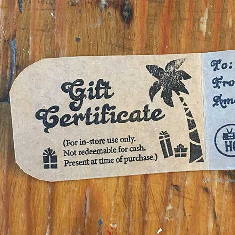 Two Dollar Radio Gift Certificate Cards