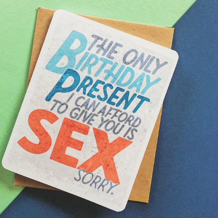 Card - Birthday Sex