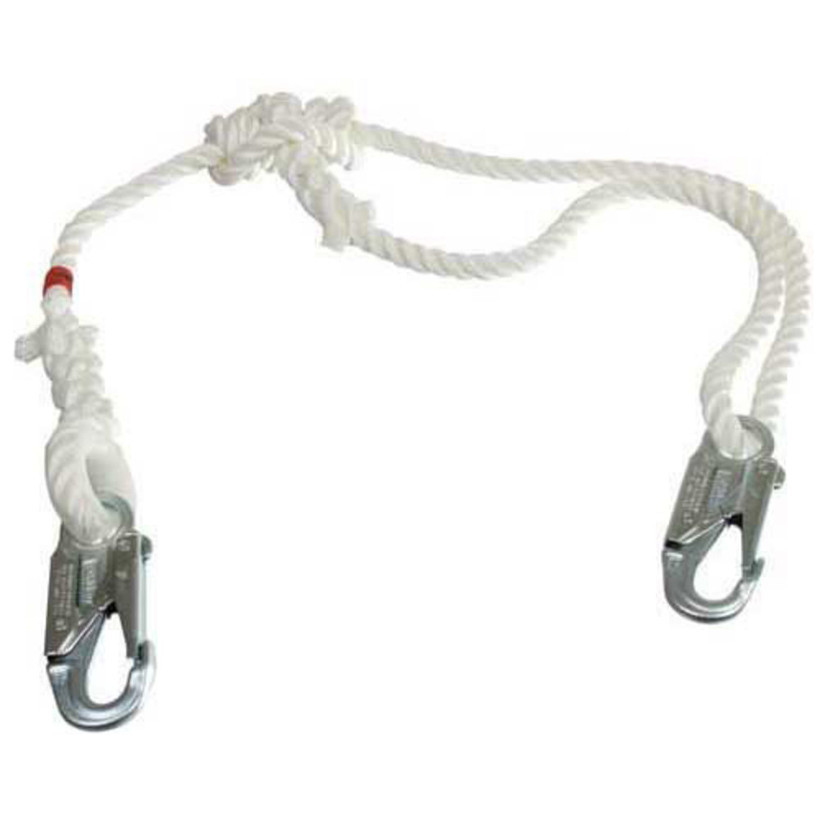 1/2" x 3' - 6'  3-strand Polyester Floating Prussic Lanyard