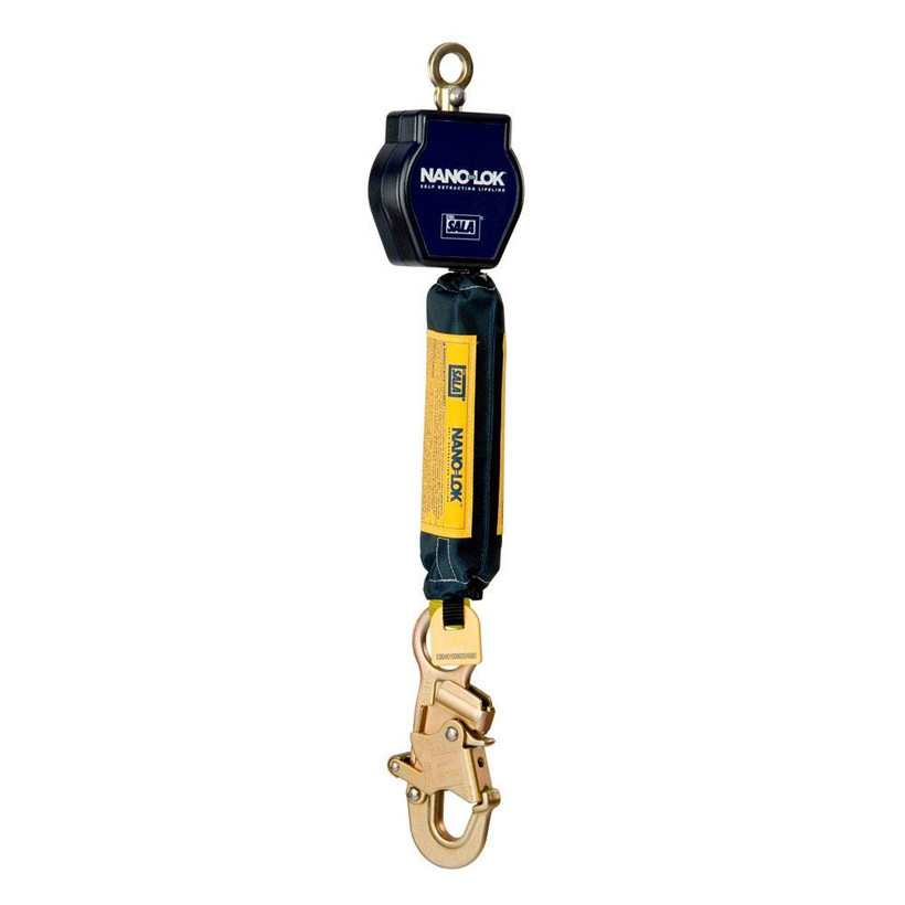3M DBI-SALA Nano Lok Self Retracting Lifeline, 6', 3/4" Dyneema Polyester Web