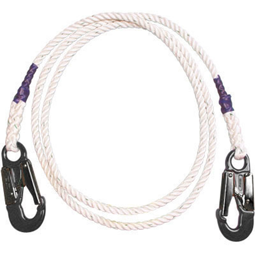 Rope Logic's Samson Treemaster 3 Strand Lanyard 2 Aluminum Snaps 10ft