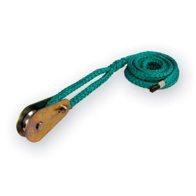 Rope Logic's 2 Ton Steel 3/4 in Capacity CMI Block & 16ft Tenex Sling Set
