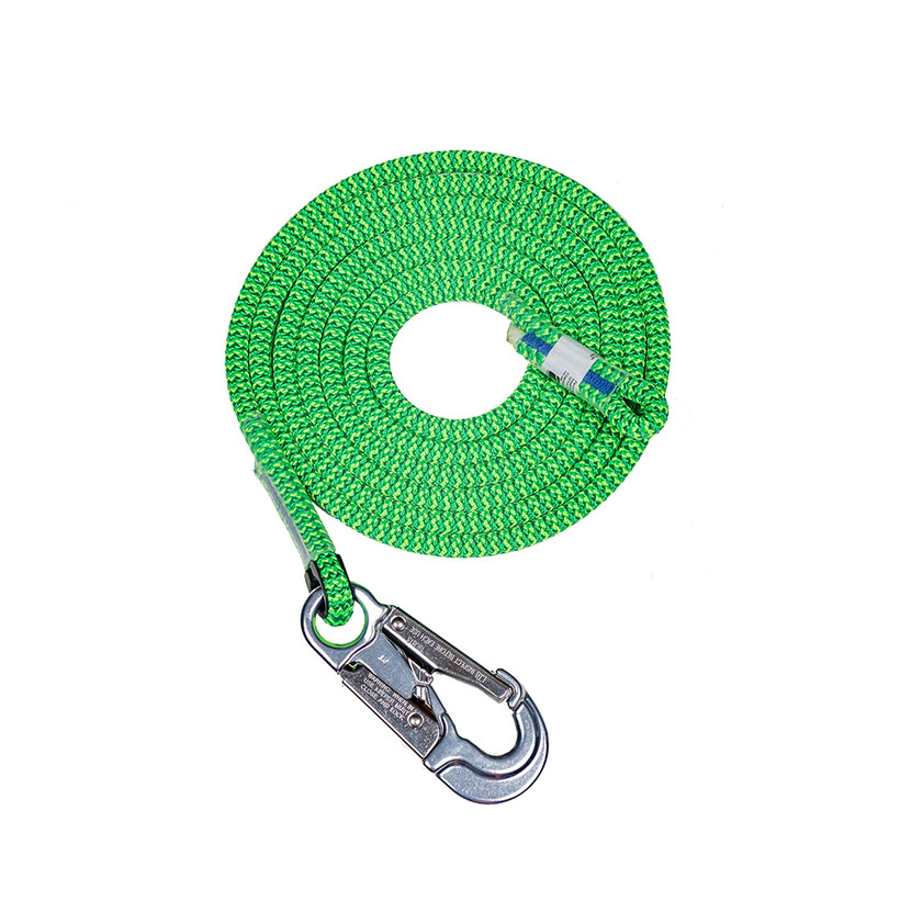 Rope Logic's 7/16in Poison Hi-vy 12ft Flipline with 1 Aluminum Snap