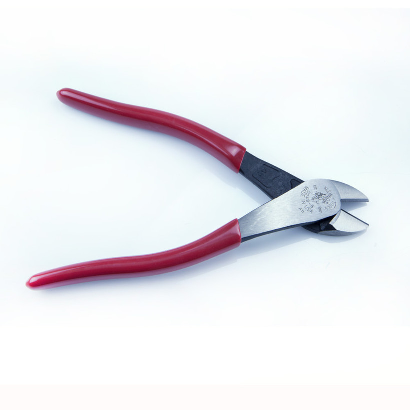 Klein Diagonal Cutting Pliers, Angled Head, Short Jaw, 8-Inch
