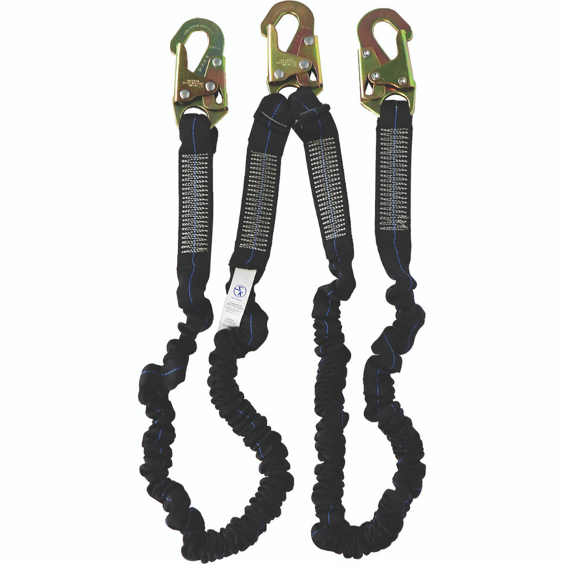 Safe Keeper Dingo Core 4.5-6ft Dual-Leg Internal Shock-Absorbing Elastic Lanyard