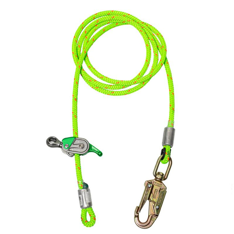 Notch ½” Wirecore Flipline with Notch Glide Rope Grab