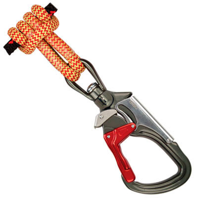 Rope Logic's Ocean Hip Prusik with Swivel Snap Biner 10mm x 22in