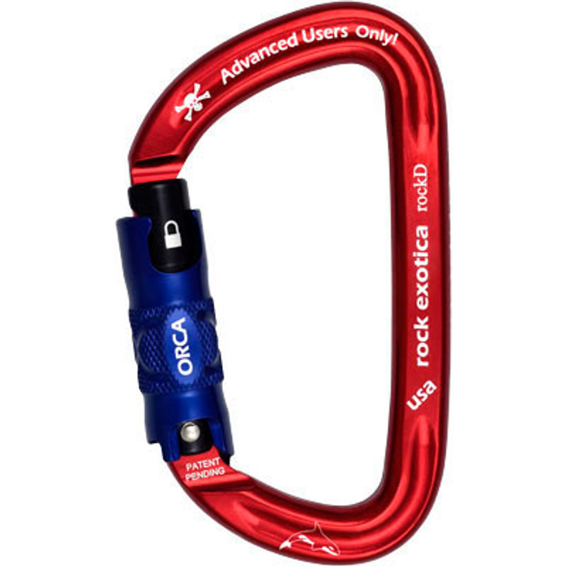 Rock Exotica rockD Carabiner with O.R.C.A Locking Gate