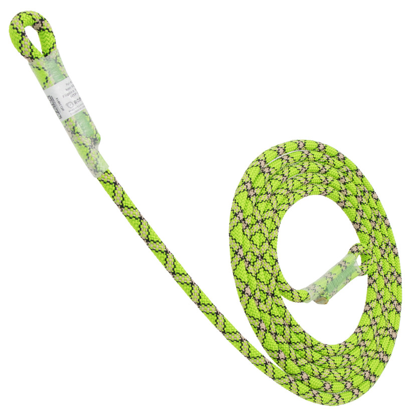 Rope Logic's 10mm Green Snake Bite Flipline 12ft