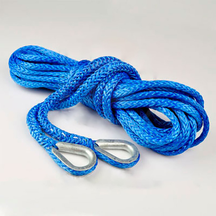 Samson Amsteel Blue Winch Line 5/16in x 50ft Thimble in Each End