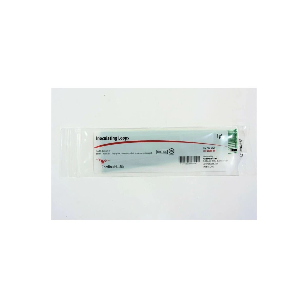 Inoculating Loop Cardinal Cardinal Health - N2085-5Fa - Inoculating Loop 1 ?L Polystyrene ...