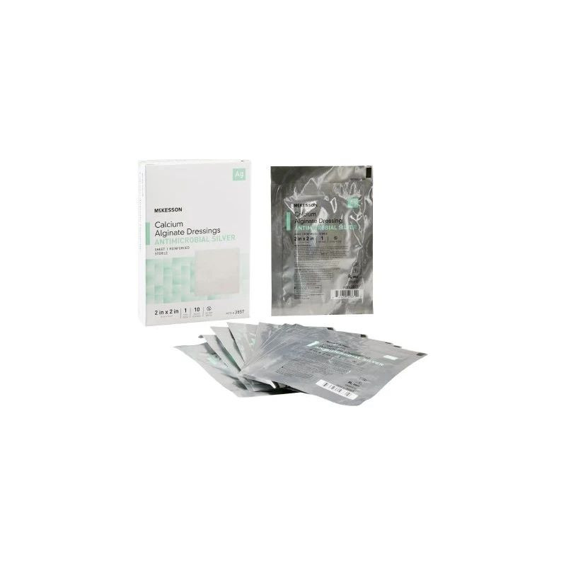 mckesson calcium alginate dressing with antimicrobial silver McKesson Silver Alginate Dressing 2x2 Inch