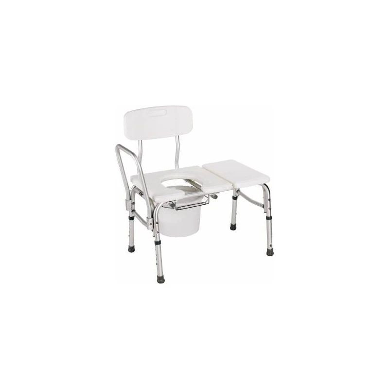 Commode Bench Apex - Carex - Fgb15611 0000 - Bath / Commode Transfer Bench Fixed Arm ...