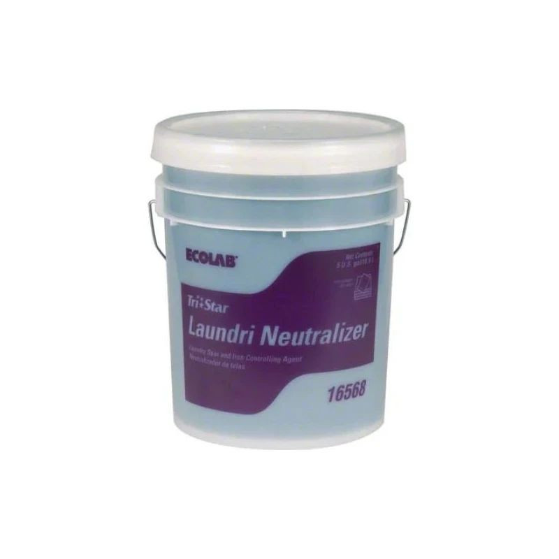 Ecolab - Tri-Star Neutralizer - 6112083 - Laundry Sour 5 Gal Pail