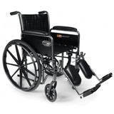 Graham Field - Traveler Se Plus - 3E050230 - Wheelchair Dual Axle Desk Length Arm Elevating Legrest Black Upholstery 16 Inch Seat Width Adult 300 Lbs Weight Capacity - Each