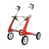 Medline - Bya100lgr - Rollator, Carbon Fiber, Comfort, Red - Each