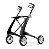 Medline - Bya100mdbk - Rollator, Carbon Fiber, Regular, Black - Each
